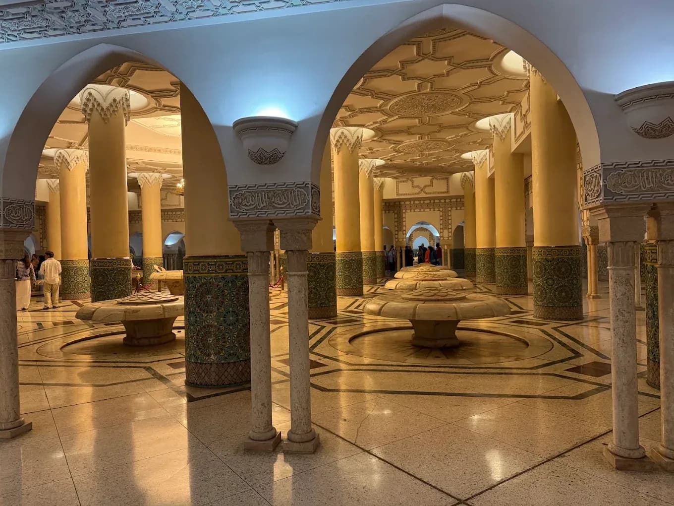Sala de abluciones de la mezquita Hassan II