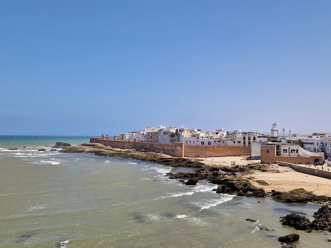 Medina de Essaouira frente al Atlántico