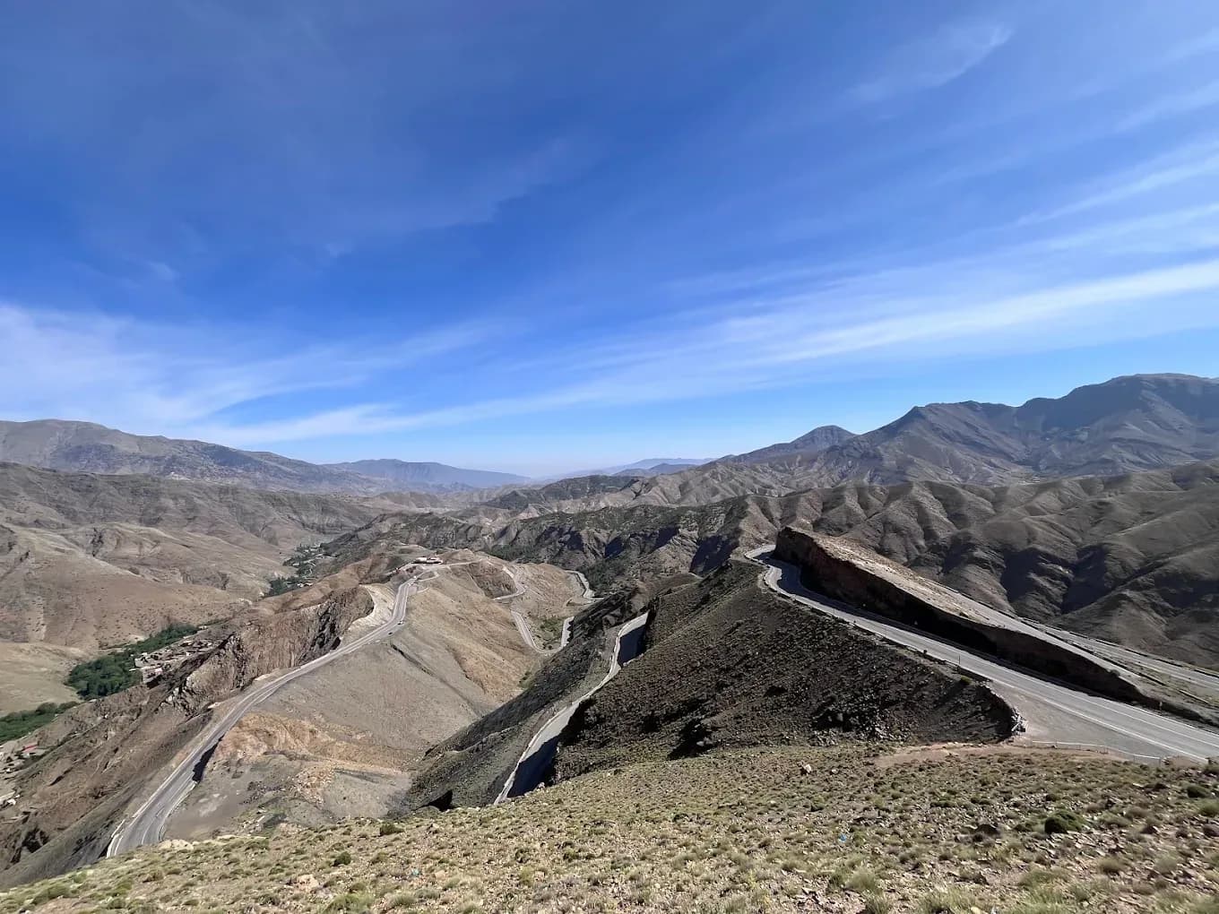 Tizi n'Tichka road in the High Atlas