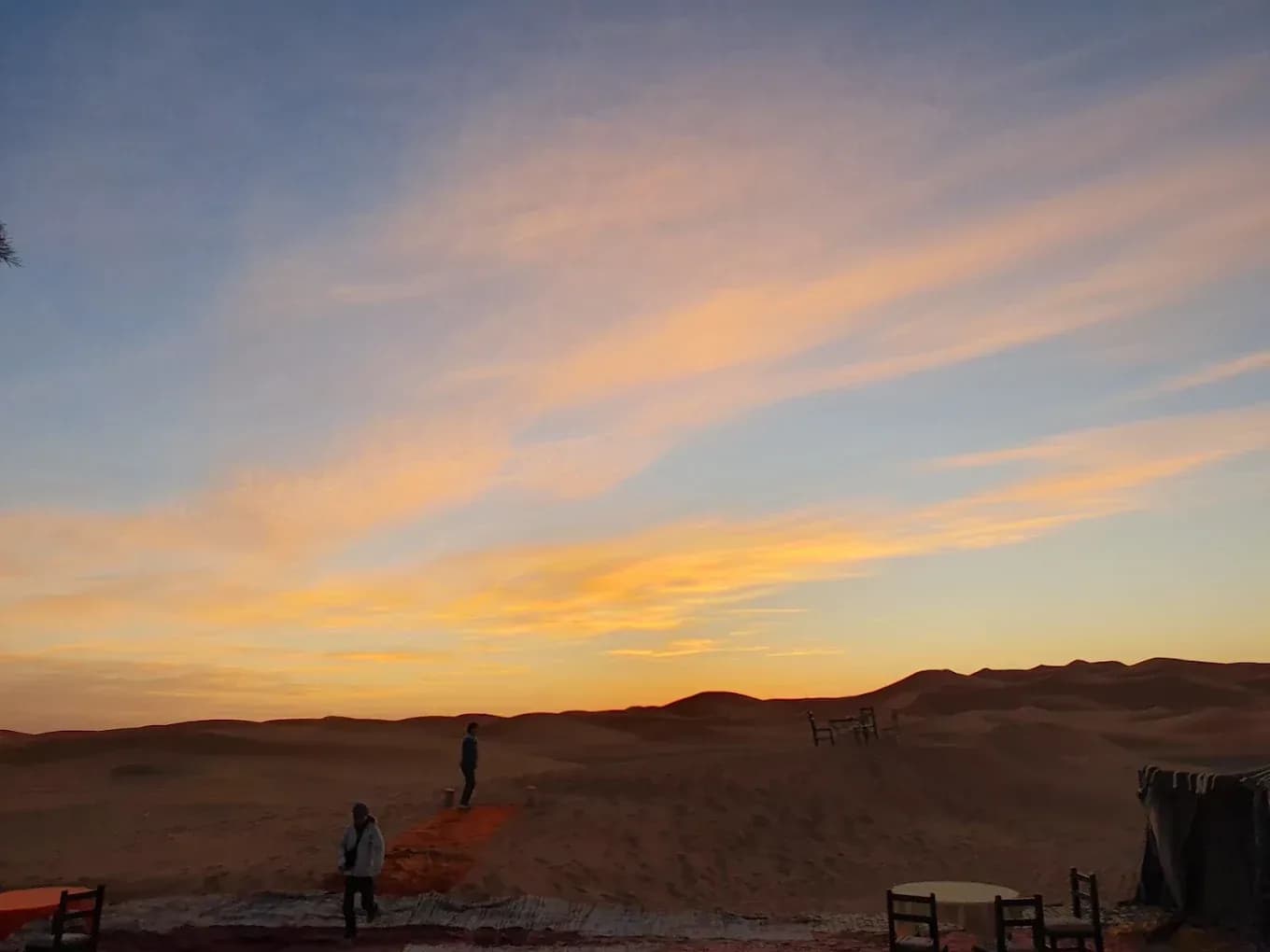 Atardecer en el desierto
