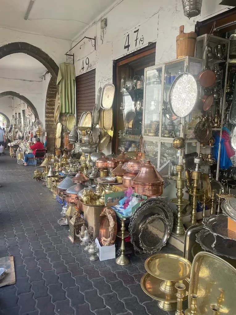 Zoco de lámparas en Marrakech