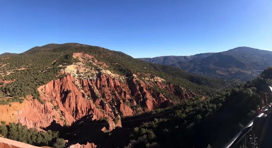 Montañas rojas del Alto Atlas