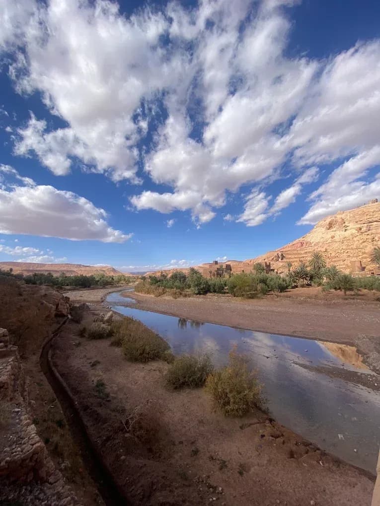 River and valley near Aït Ben Haddou