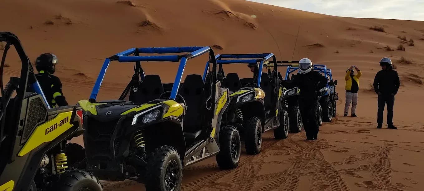 Buggies en las dunas de Merzouga