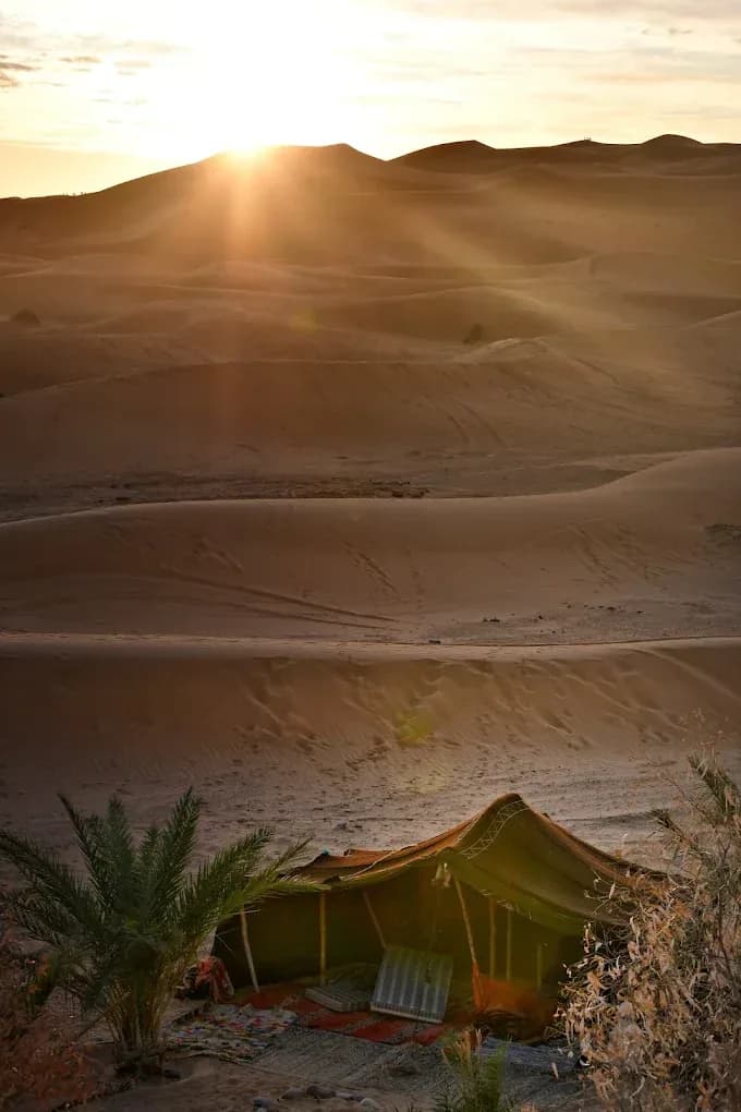 Sunrise over the dunes