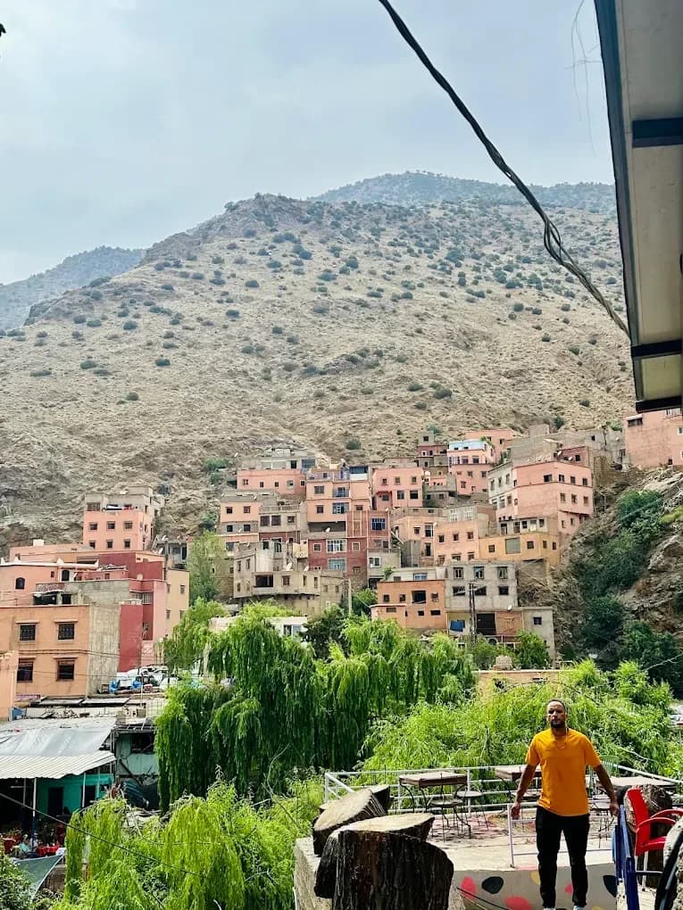 Pueblo de montaña en el Atlas
